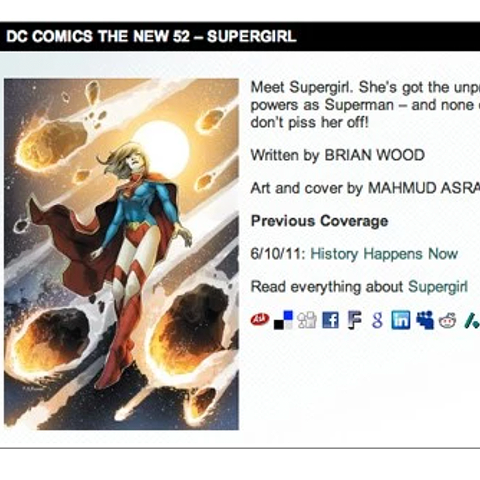 Vault Material: Supergirl #1 (New 52)